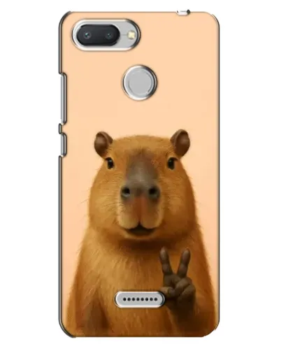 Чехол для Xiaomi Redmi 6 с картинкой «Капибара виктория» Чехол для Xiaomi Redmi 6 с картинкой «Капибара виктория»