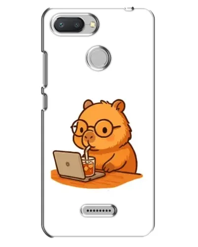 Чехол для Xiaomi Redmi 6 с картинкой «Капибара с ноутбуком» Чехол для Xiaomi Redmi 6 с картинкой «Капибара с ноутбуком»
