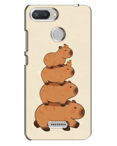 Чехол для Xiaomi Redmi 6 с картинкой «Башня из капибар» Чехол для Xiaomi Redmi 6 с картинкой «Башня из капибар»