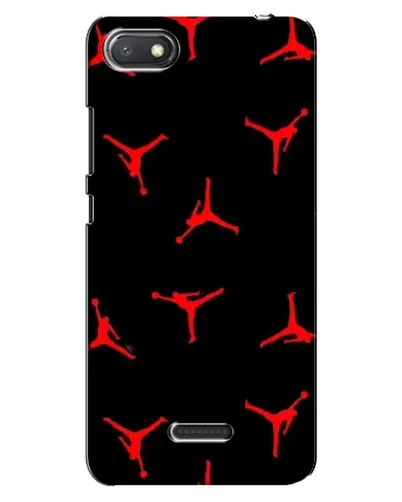 Чехол для Xiaomi Redmi 6A с картинкой «Jordan Red Pattern»