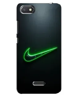 Чохол для Xiaomi Redmi 6A з картинкою «Неоновий контур Nike»