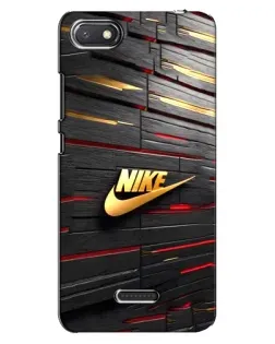 Чехол для Xiaomi Redmi 6A с картинкой «Золотой Nike на металле» Чехол для Xiaomi Redmi 6A с картинкой «Золотой Nike на металле»