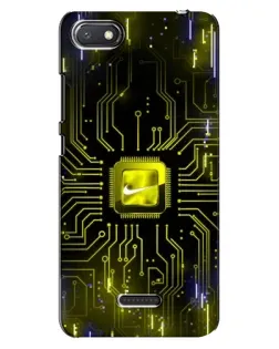 Чехол для Xiaomi Redmi 6A с картинкой «Nike — золотая искра» Чехол для Xiaomi Redmi 6A с картинкой «Nike — золотая искра»
