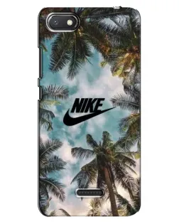 Чехол для Xiaomi Redmi 6A с картинкой «Тропический принт Nike» Чехол для Xiaomi Redmi 6A с картинкой «Тропический принт Nike»