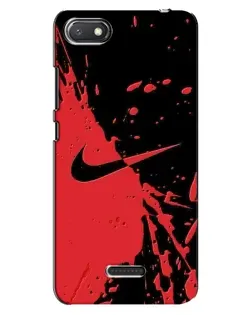 Чехол для Xiaomi Redmi 6A с картинкой «Красные брызги Nike» Чехол для Xiaomi Redmi 6A с картинкой «Красные брызги Nike»