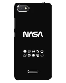 Чехол для Xiaomi Redmi 6A с картинкой «NASA — технический принт» Чехол для Xiaomi Redmi 6A с картинкой «NASA — технический принт»