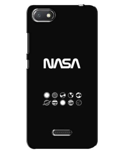 Чехол для Xiaomi Redmi 6A с картинкой «NASA — технический принт»