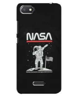 Чехол для Xiaomi Redmi 6A с картинкой «NASA — шагаем по Луне» Чехол для Xiaomi Redmi 6A с картинкой «NASA — шагаем по Луне»