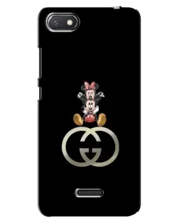 Чехол для Xiaomi Redmi 6A с картинкой «Минни Маус на лого»