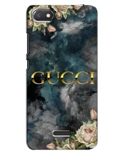 Чехол для Xiaomi Redmi 6A с картинкой «Абстрактные цветы Gucci»