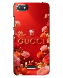 Чехол для Xiaomi Redmi 6A с картинкой «Gucci — золотой сад»