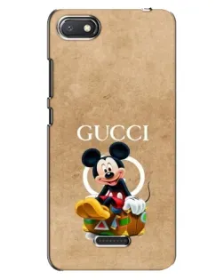 Чехол для Xiaomi Redmi 6A с картинкой «Микки Маус Gucci — крафт»