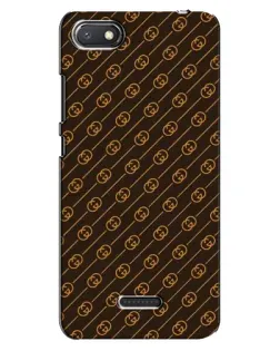 Чехол для Xiaomi Redmi 6A с картинкой «Gucci — золотые диагонали»