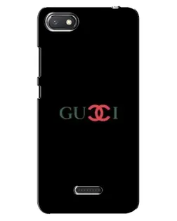 Чехол для Xiaomi Redmi 6A с картинкой «Gucci — красный градиент»