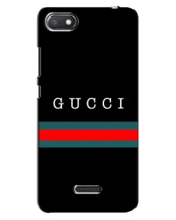 Чехол для Xiaomi Redmi 6A с картинкой «Gucci — красный пояс»