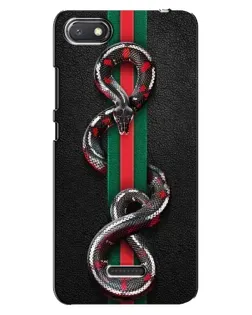 Чехол для Xiaomi Redmi 6A с картинкой «Gucci — змея на полосе»
