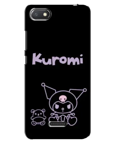 Чехол для Xiaomi Redmi 6A с картинкой «Kuromi — черный минимализм» Чехол для Xiaomi Redmi 6A с картинкой «Kuromi — черный минимализм»