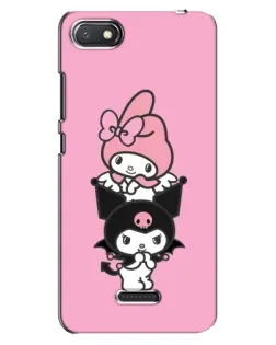 Чехол для Xiaomi Redmi 6A с картинкой «My Melody и Kuromi» Чехол для Xiaomi Redmi 6A с картинкой «My Melody и Kuromi»