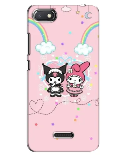 Чехол для Xiaomi Redmi 6A с картинкой «My Melody и Kuromi» Чехол для Xiaomi Redmi 6A с картинкой «My Melody и Kuromi»