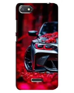 Чехол для Xiaomi Redmi 6A с картинкой «Спортивная BMW и цветы» Чехол для Xiaomi Redmi 6A с картинкой «Спортивная BMW и цветы»