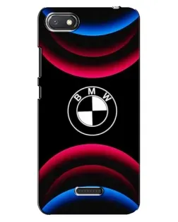 Чехол для Xiaomi Redmi 6A с картинкой «Логотип BMW и неоновые дуги» Чехол для Xiaomi Redmi 6A с картинкой «Логотип BMW и неоновые дуги»