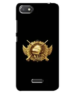 Чохол для Xiaomi Redmi 6A з картинкою «PUBG — помаранчевий градієнт»