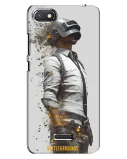 Чохол для Xiaomi Redmi 6A з картинкою «PUBG — боєць у пилу»