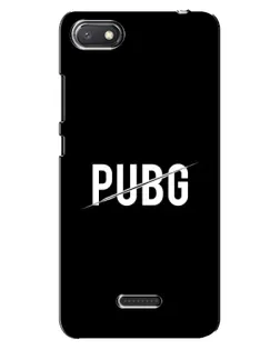 Чохол для Xiaomi Redmi 6A з картинкою «PUBG — білий логотип»