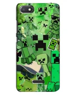 Чохол для Xiaomi Redmi 6A з картинкою «Кріпери Minecraft»