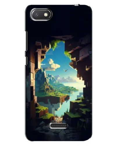 Чехол для Xiaomi Redmi 6A с картинкой «Вид из пещеры»
