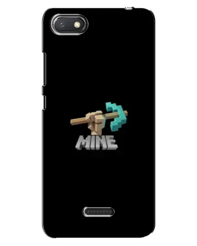Чехол для Xiaomi Redmi 6A с картинкой «Алмазная кирка»