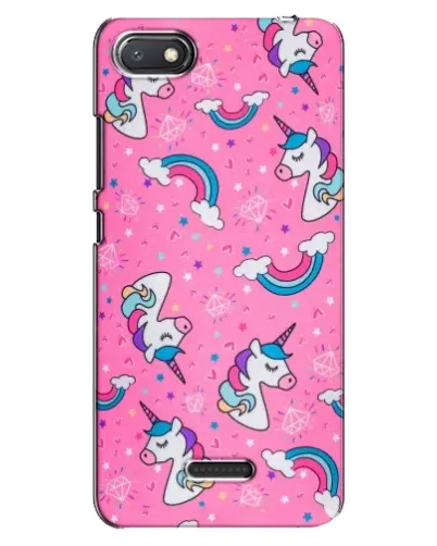 Чехол для Xiaomi Redmi 6A с картинкой «Unicorn паттерн розовый» Чехол для Xiaomi Redmi 6A с картинкой «Unicorn паттерн розовый»
