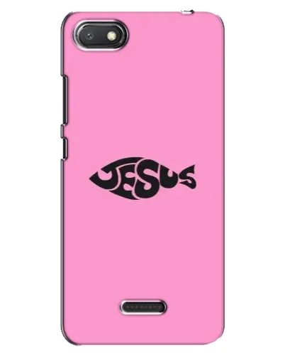 Чехол для Xiaomi Redmi 6A с картинкой «Розовый символ Jesus» Чехол для Xiaomi Redmi 6A с картинкой «Розовый символ Jesus»