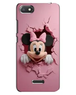 Чехол для Xiaomi Redmi 6A с картинкой «Минни сквозь стену»