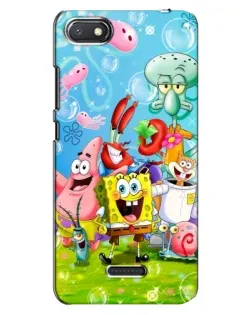 Чехол для Xiaomi Redmi 6A с картинкой «Губка Боб и друзья»