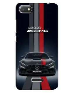 Чехол для Xiaomi Redmi 6A с картинкой «Mercedes — белый карбон»