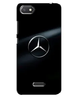 Чехол для Xiaomi Redmi 6A с картинкой «Mercedes на металле»