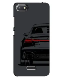 Чехол для Xiaomi Redmi 6A с картинкой «Задняя часть Audi — арт»