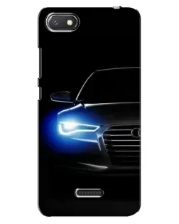 Чехол для Xiaomi Redmi 6A с картинкой «Неоновый взгляд Audi»