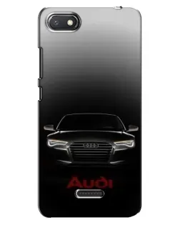 Чехол для Xiaomi Redmi 6A с картинкой «Audi — градиентный контур»
