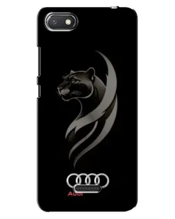 Чехол для Xiaomi Redmi 6A с картинкой «Графика — пантера и Audi»
