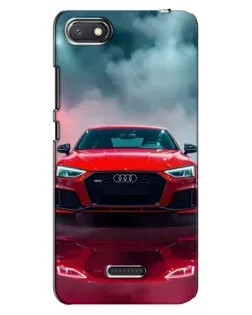Чехол для Xiaomi Redmi 6A с картинкой «Audi RS — красный стиль»