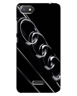 Чехол для Xiaomi Redmi 6A с картинкой «Audi — абстрактные кольца»
