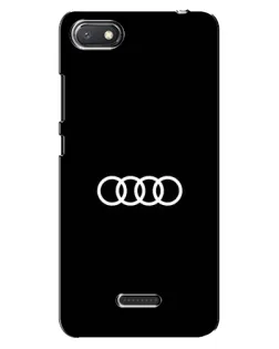 Чехол для Xiaomi Redmi 6A с картинкой «Audi White Logo»