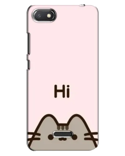 Чехол для Xiaomi Redmi 6A с картинкой «Пушин говорит Hi»