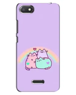 Чехол для Xiaomi Redmi 6A с картинкой «Радужные Пушины»