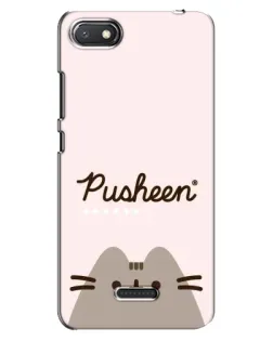 Чехол для Xiaomi Redmi 6A с картинкой «Pusheen логотип»