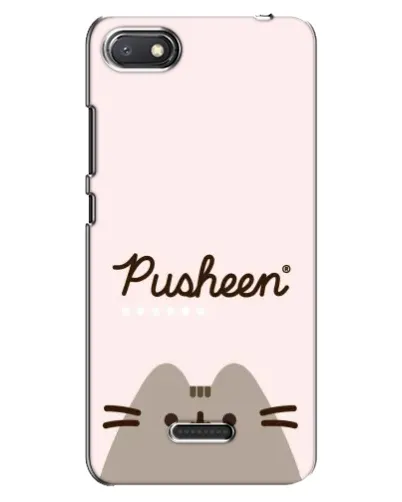 Чехол для Xiaomi Redmi 6A с картинкой «Pusheen логотип»