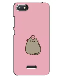 Чехол для Xiaomi Redmi 6A с картинкой «Pusheen сердце»