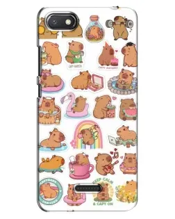 Чохол для Xiaomi Redmi 6A з картинкою «Капібари набір» Чохол для Xiaomi Redmi 6A з картинкою «Капібари набір»